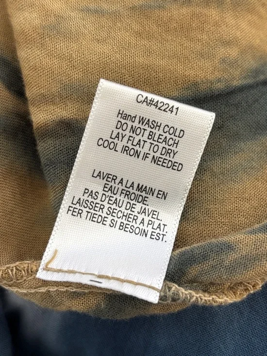 Young Fabulous & Broke Dawn Navy Tie Dye Maxi Dress Bohemian Large - Picture 16 of 16